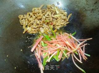 Stir-fried Shredded Pork with Rice White recipe