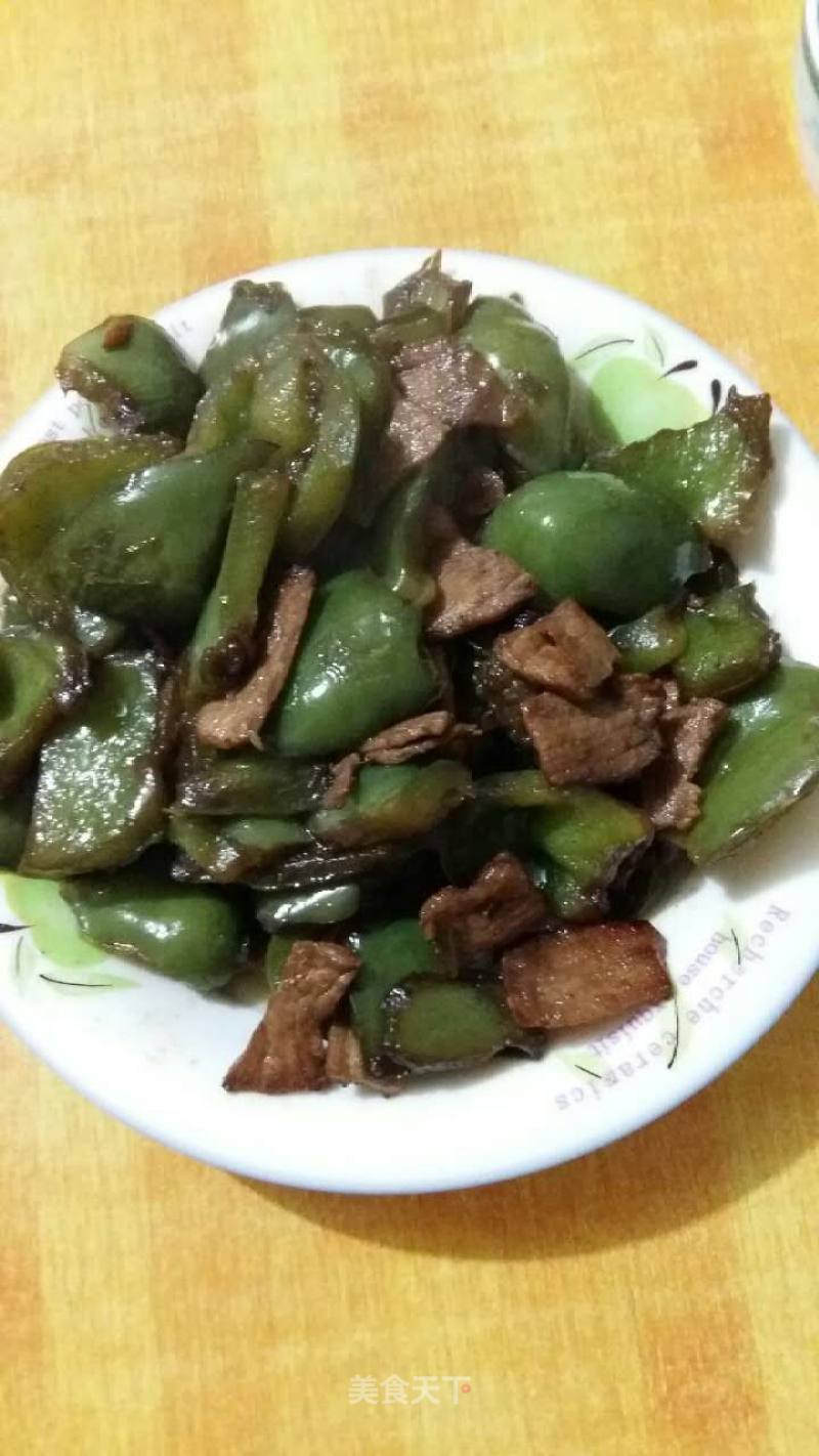 Healthy Family Green Pepper Stir-fried Pork recipe