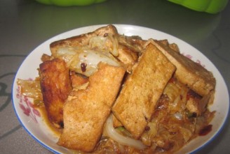 Stir-fried Cabbage Tofu recipe