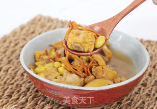 Sweet and Delicious Edamame Spare Rib Soup recipe