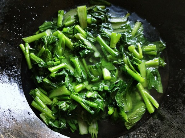 Green Vegetable Soup Rice Cake recipe