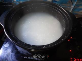 #春食野菜香#black Fungus and Shepherd's Purse Porridge recipe