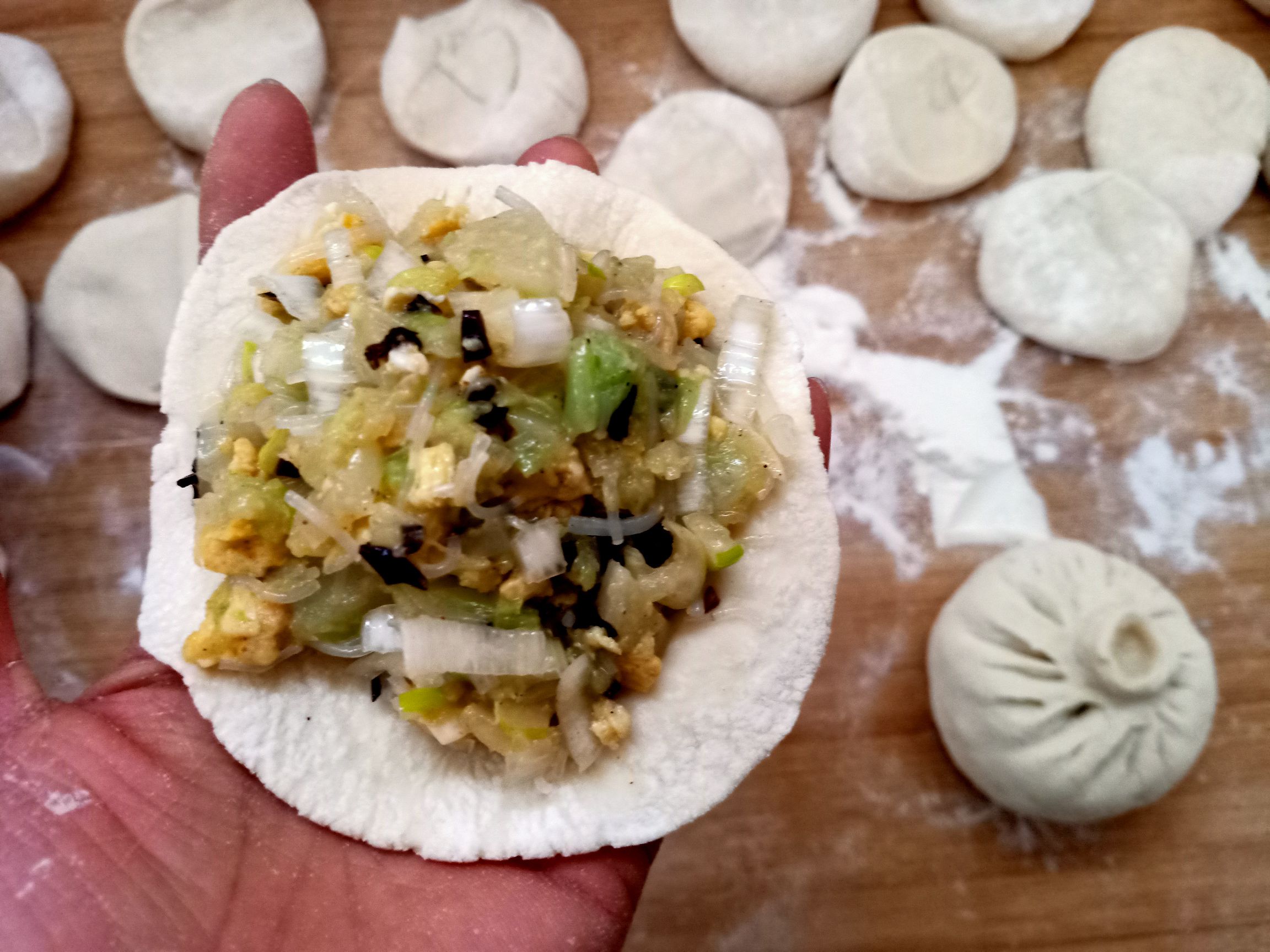 Cabbage Stuffed Buns recipe