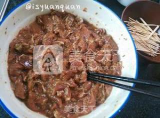 #aca烤明星大赛#cumin Toothpick Lamb Skewers recipe