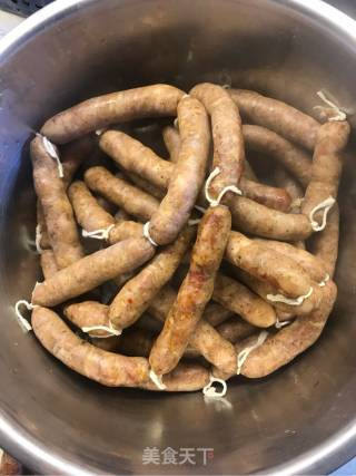 Homemade Black Pepper Flavored Crispy Sausage recipe