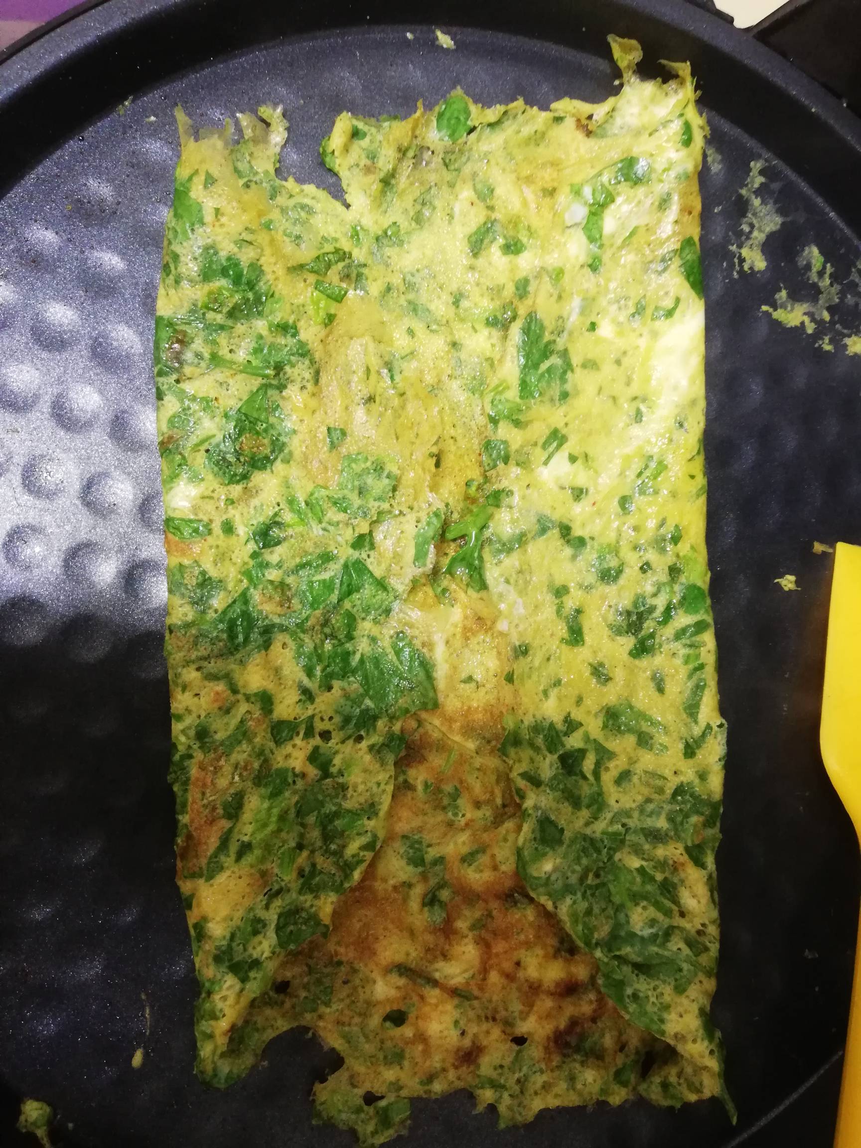 Celery Leaf Omelette recipe