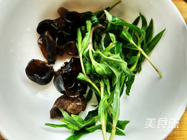 Wild Vegetables and Pork Congee recipe