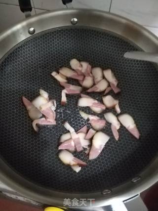 Stir-fried Potato Shreds with Bacon recipe