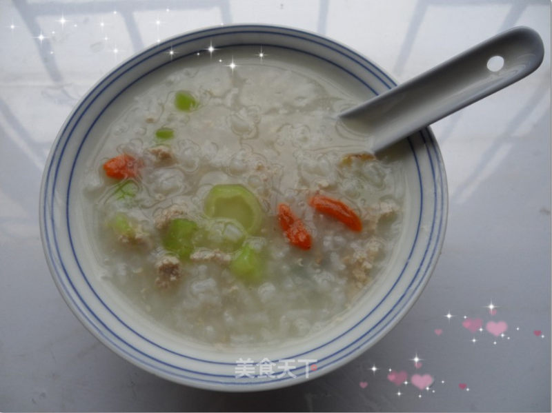 Pork Mushroom and Choy Sum Congee recipe