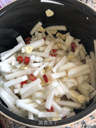 Refreshing and Crisp Radish recipe