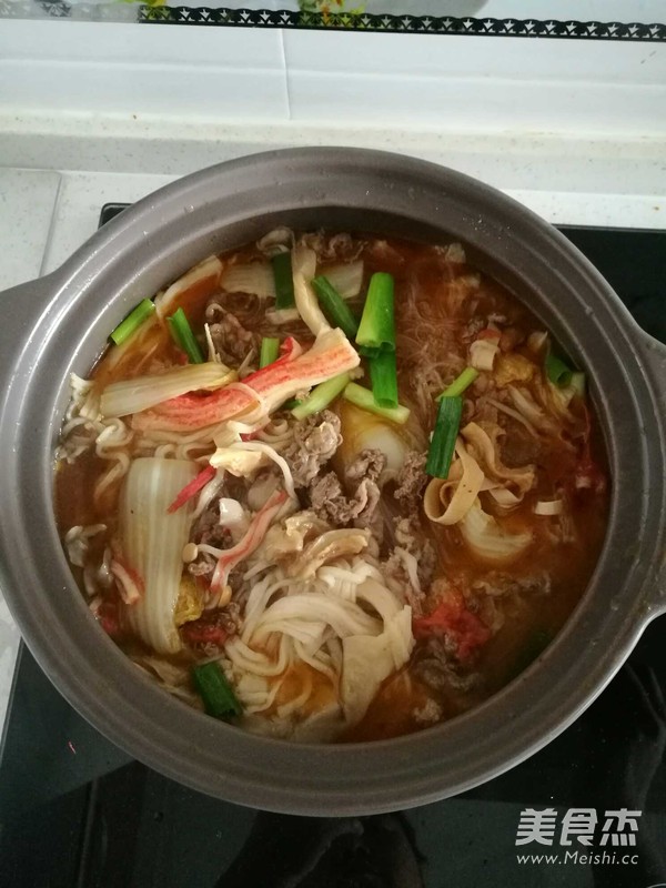 Korean Beef Beef Hot Pot recipe