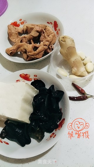 Sautéed Tofu with Fatty Intestines recipe