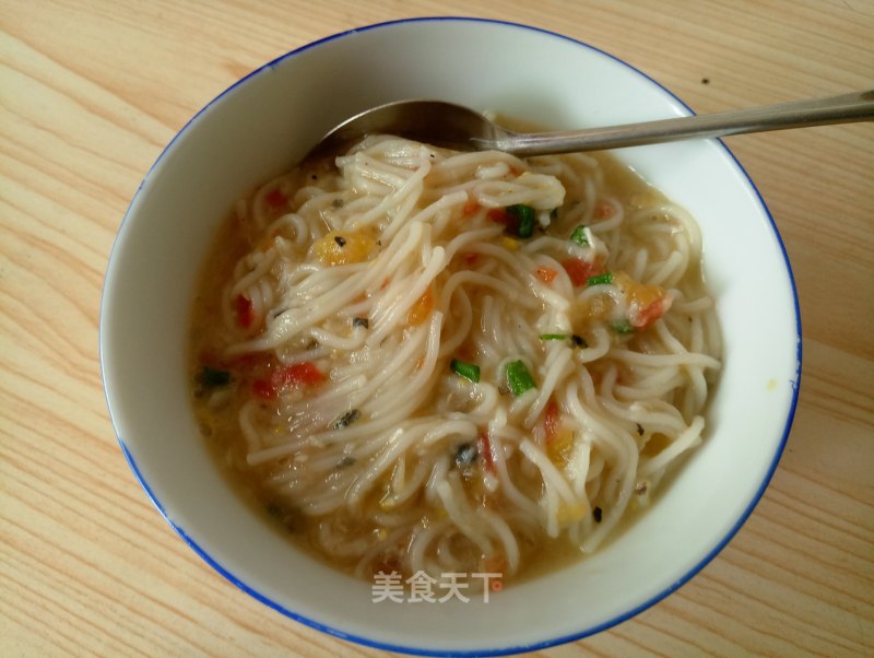 Baby Food Supplement-tomato Fish Paste Noodles recipe