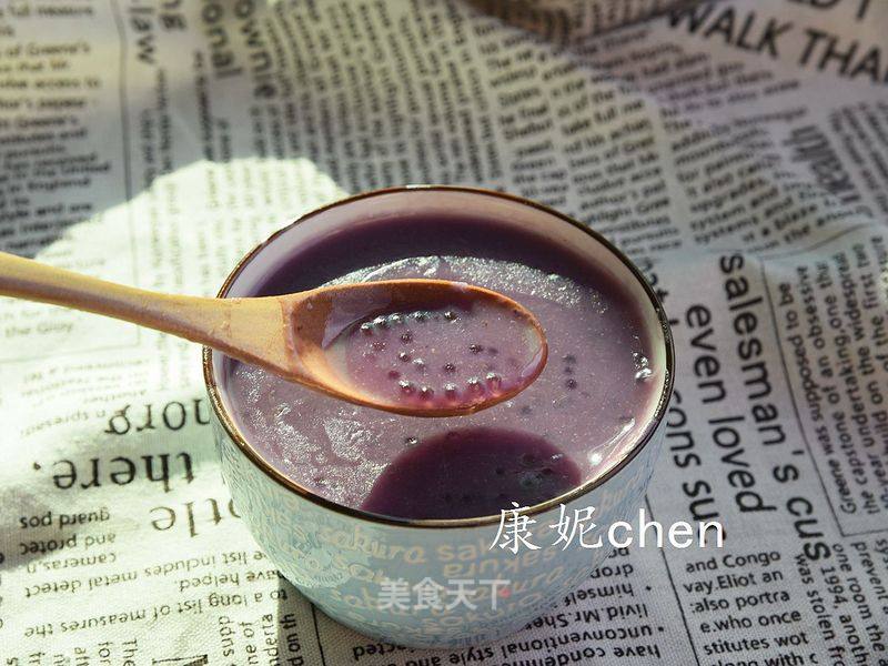 Purple Sweet Potato Multigrain Sago Sauce recipe