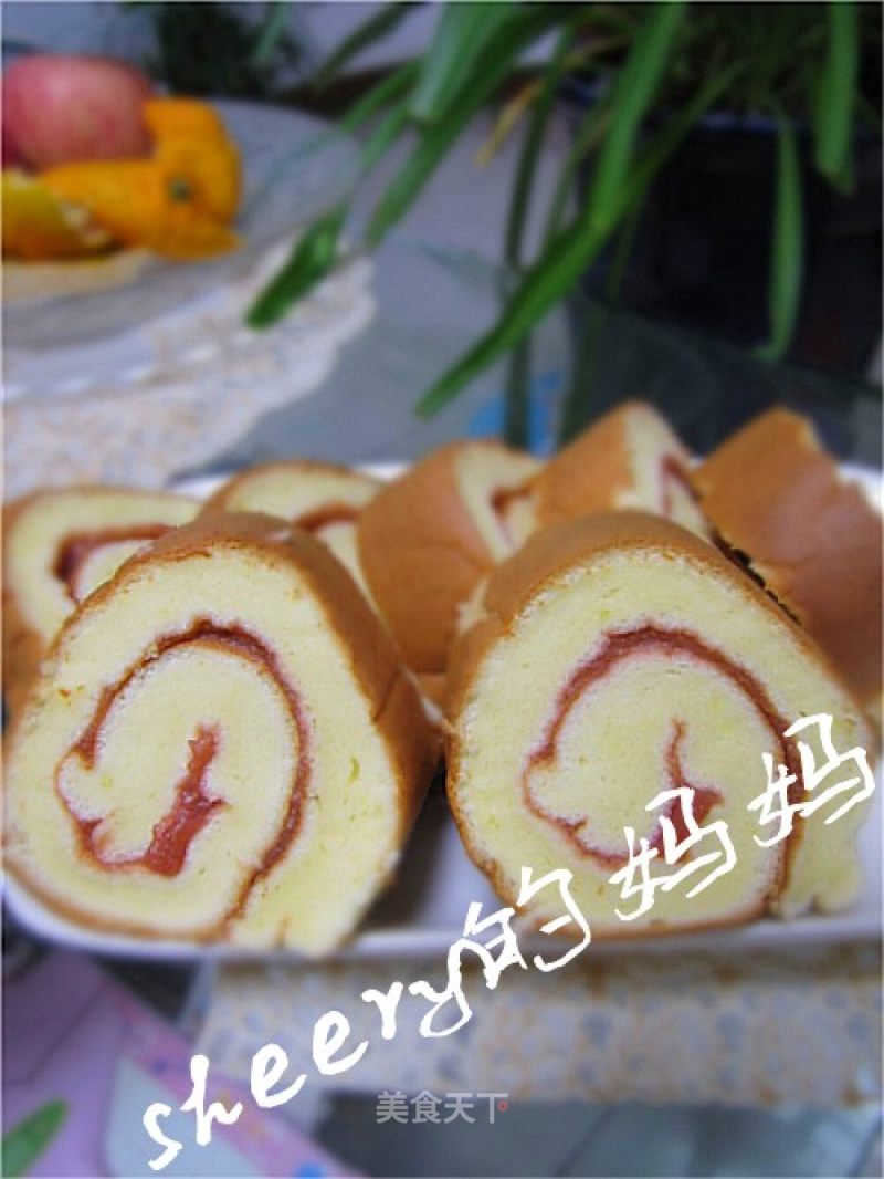 Hawthorn Sauce Cake Roll recipe