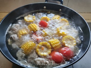 Mushroom and Corn Pork Ribs Soup recipe