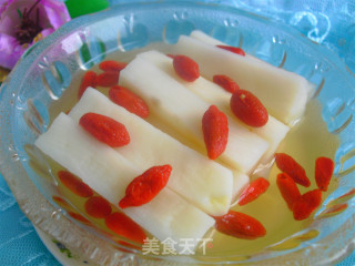 Chinese Yam Mixed with Wolfberry recipe