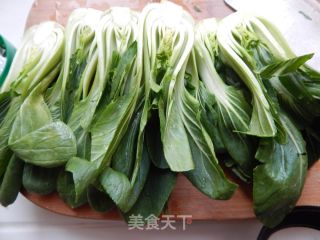 Pour The Green Vegetables recipe