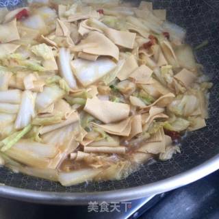Cabbage Stewed Bean Curd recipe