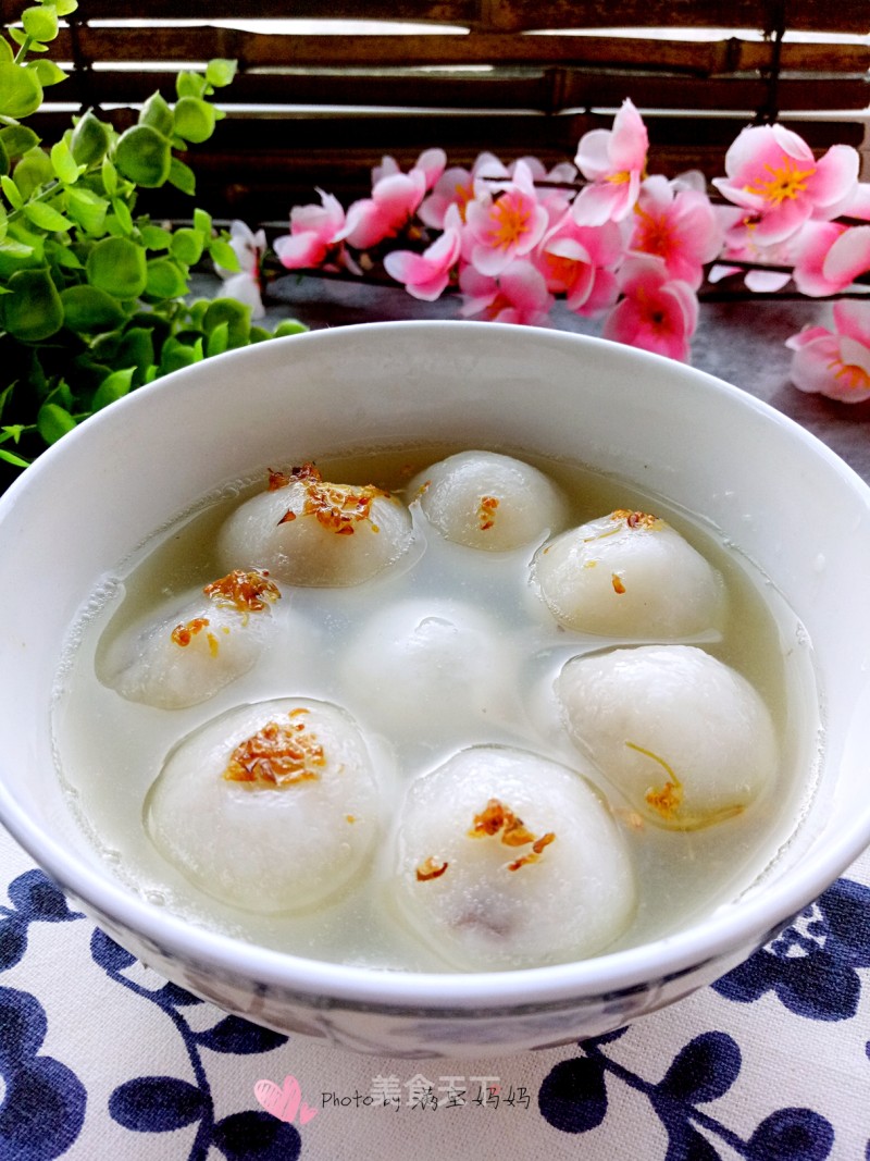 Osmanthus Sauce and Bean Paste Dumplings recipe