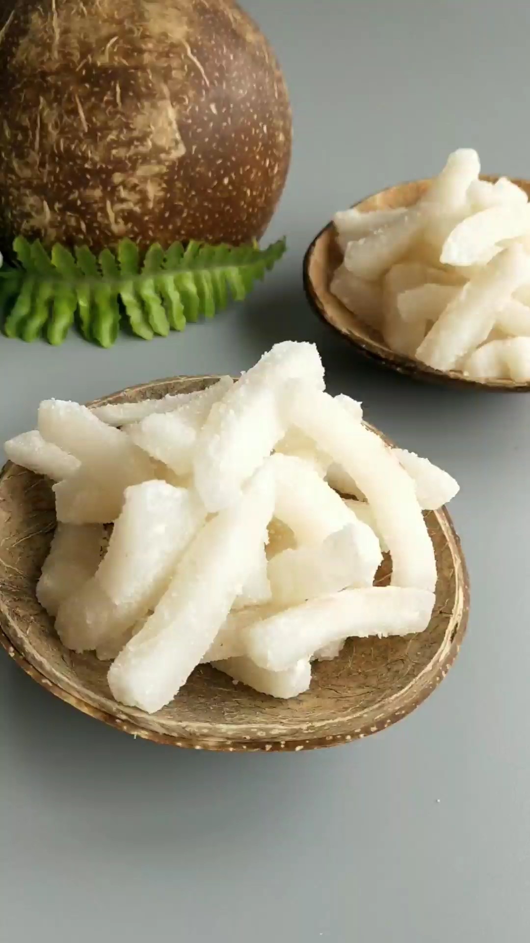 Candied Coconut Strips recipe