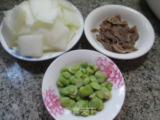 Broad Bean Beef Winter Melon Soup recipe