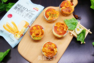 Pork Floss Ham Bread recipe