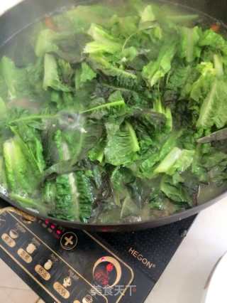 Lettuce Pork Rib Soup recipe