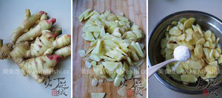 Sweet and Sour Pickled Ginger recipe