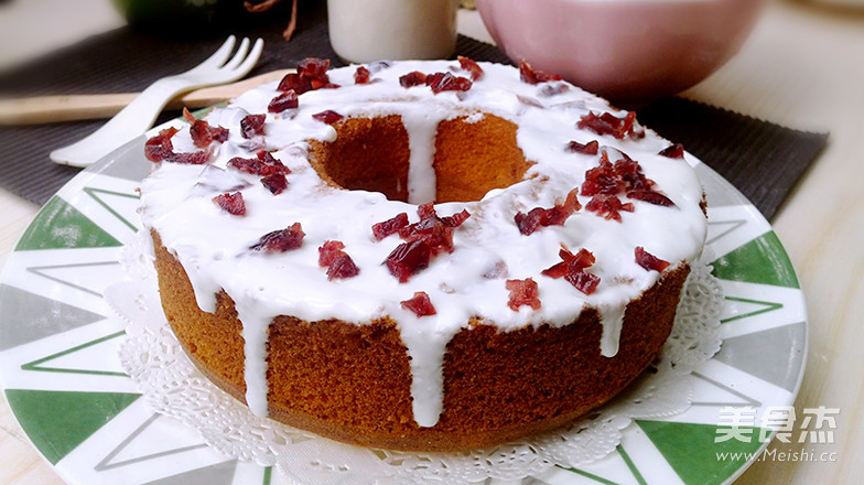 Cranberry Chiffon Cake recipe