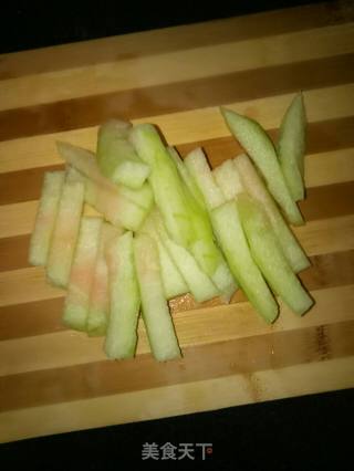 Sweet and Sour Watermelon Peel recipe
