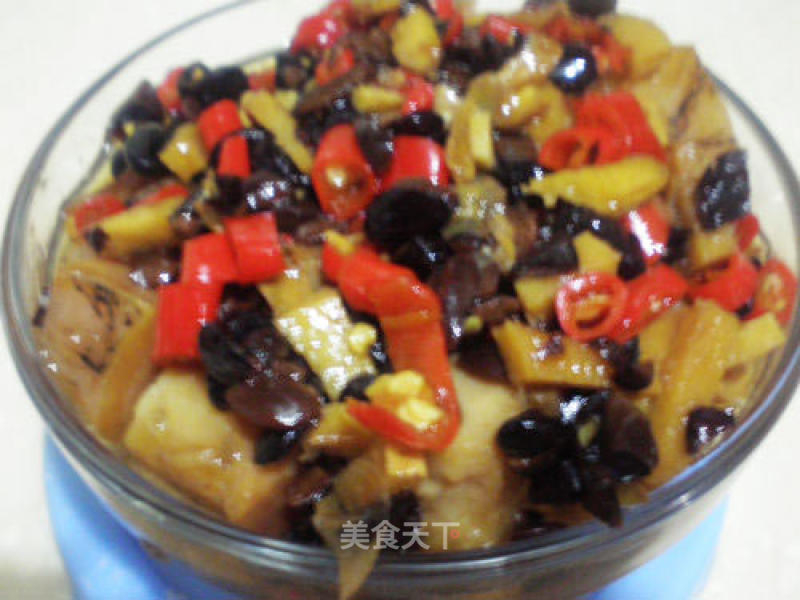 Salted Fish with Bean Sauce recipe