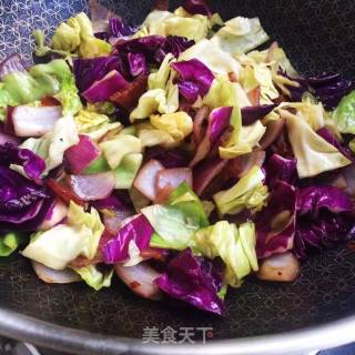 Stir-fried Sausage with Seasonal Vegetables recipe