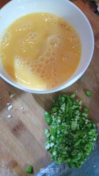 "quick Hand Fried Vegetables" Chili Egg Custard recipe