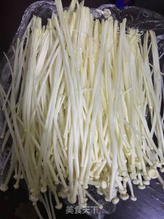 Stir-fried Enoki Mushrooms recipe