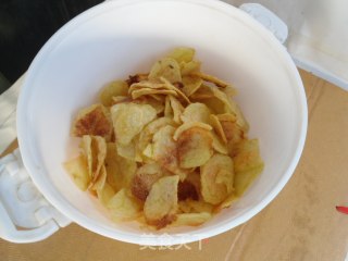 Spicy Potato Chips recipe