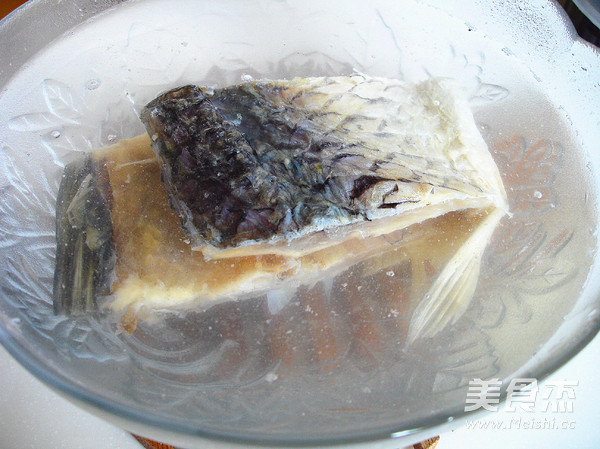 Steamed Salted Fish Rich in Vitamins recipe