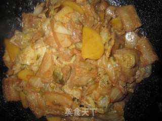 Pork Belly Stewed with Cabbage and Potatoes recipe