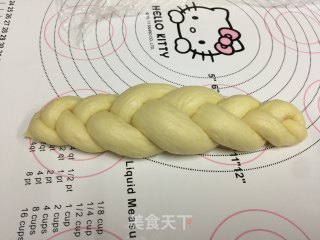 Almond Braided Bread (soup Type, Once Fermented) recipe