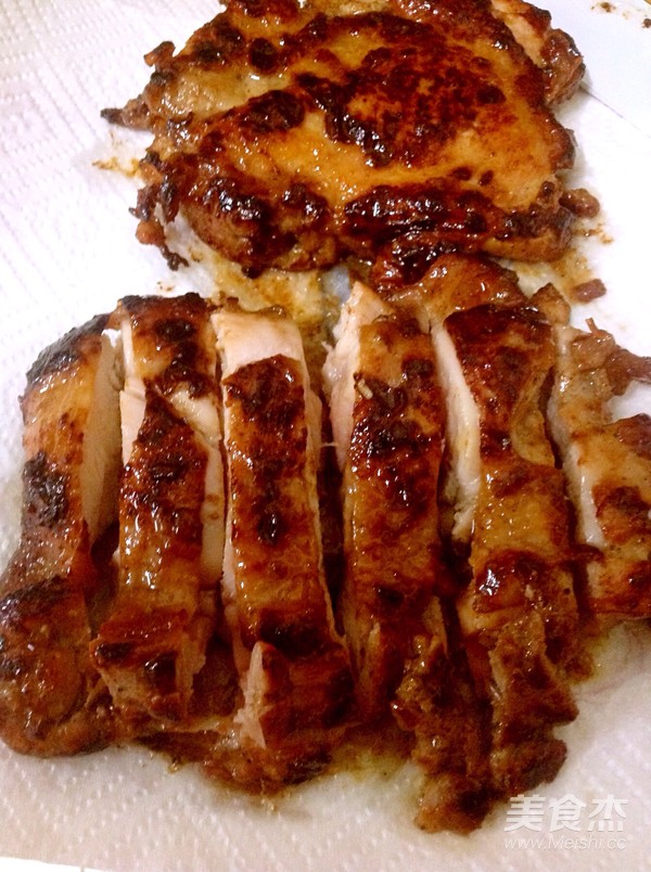 Barbecue Sauce Chicken Chop Rice recipe