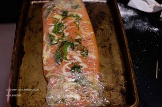 Christmas Party Dinner Series: Eastern European Salted Salmon Gravlax Salmon recipe