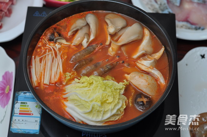 Thick Soup Korean Hot and Sour Hot Pot recipe