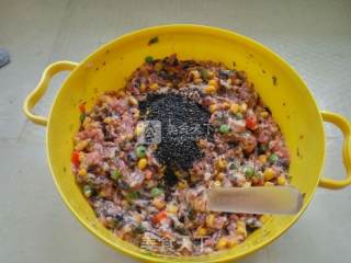 Seaweed and Corn Dumplings recipe