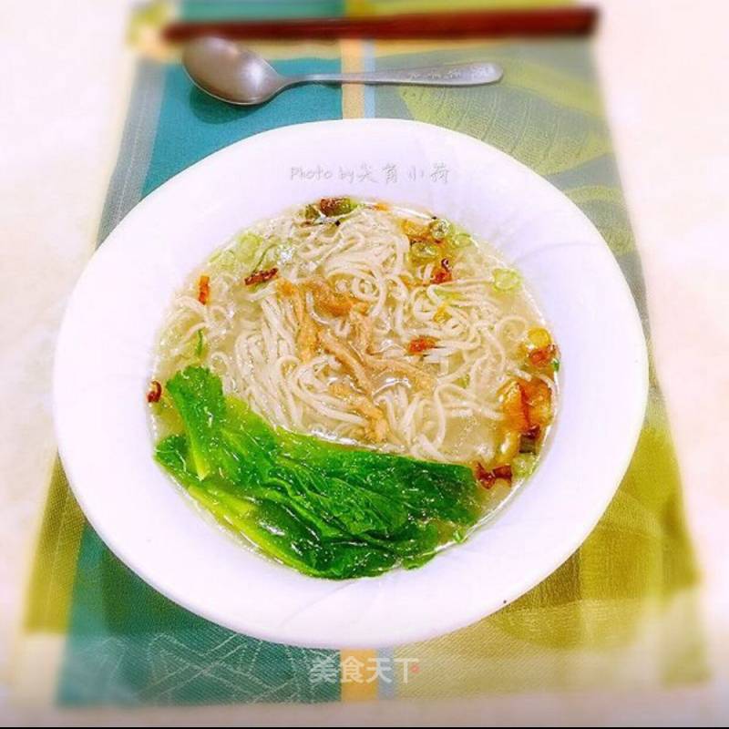 #信之美# Chicken Soup Pork Noodles recipe