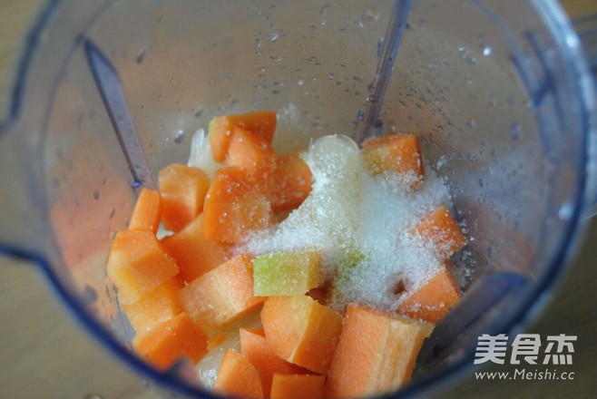 Honey Pomelo Carrot Juice recipe