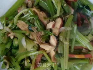 Celery Stir-fried Tofu recipe
