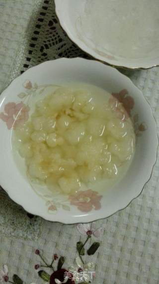 Stewed Hashima with Bird's Nest recipe