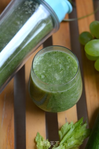 #aca North America Appliances Trial# Celery Cucumber Grape Juice recipe