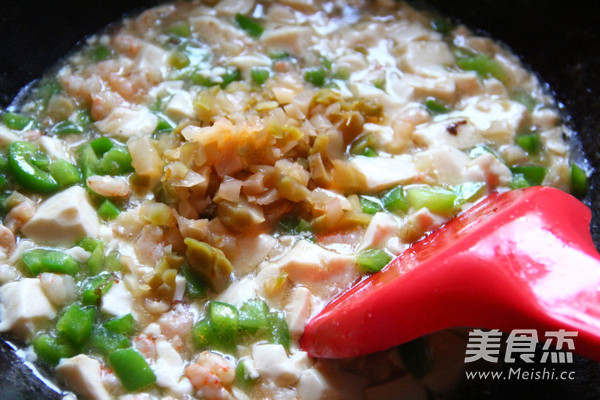 Braised Tofu with Seafood recipe