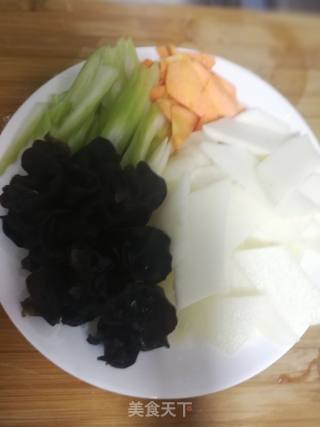 Fried Yam Fungus recipe